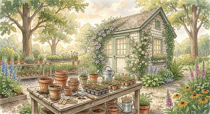 Ipswich River Growers backyard nursery